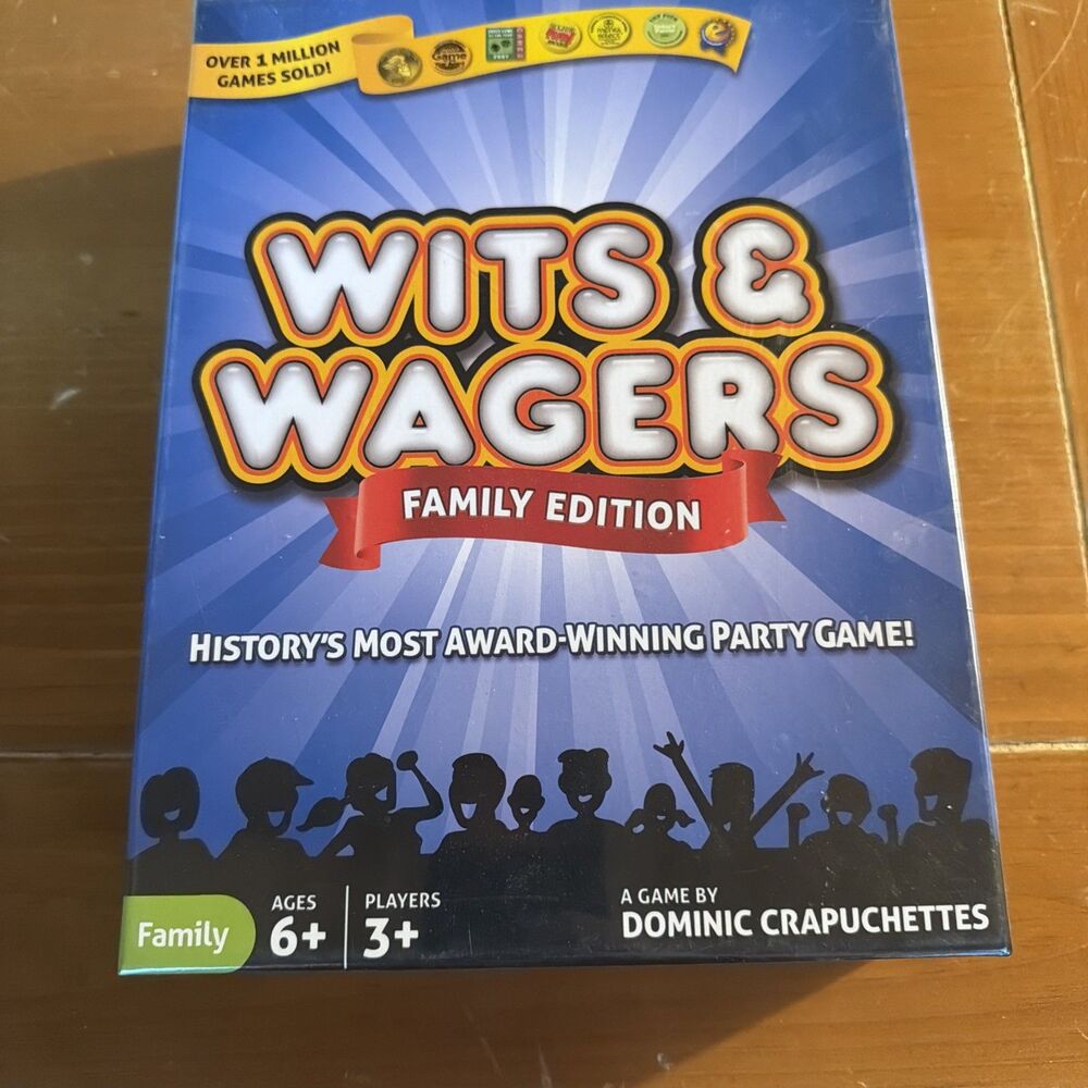 Wits and Wagers Family Edition Party Game - NEW Sealed